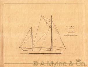 Design 100 — Sail Plan