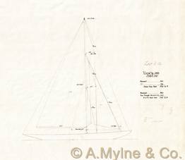 Design 109 — Sail Plan