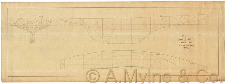 Design 114 — Lines Plan