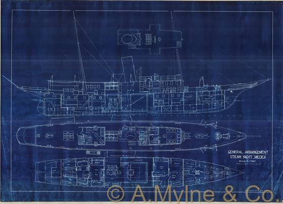 Archive drawing — S.Y.'Medea'