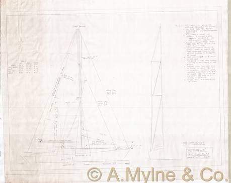 Design 125 — Sail Plan