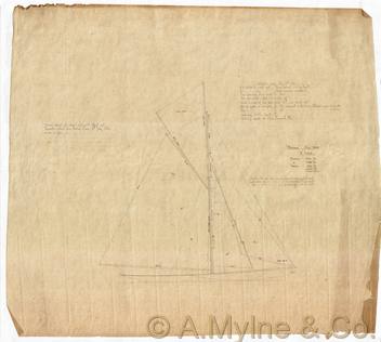 Design 132 — Sail Plan