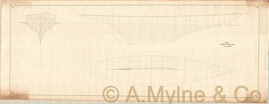 Design 132 — Lines Plan