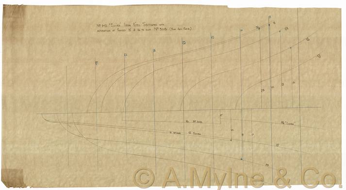 Design 145 — Lines Plan