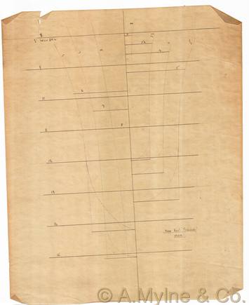 Design 153 — Lines Plan