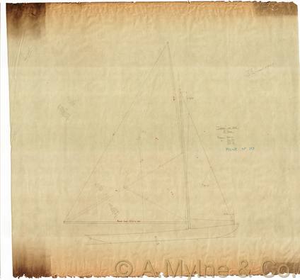 Design 153 — Sail Plan