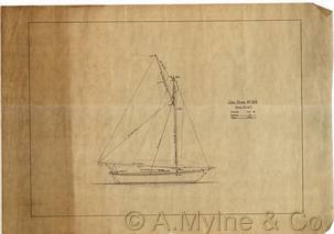 Design 154 — Sail Plan