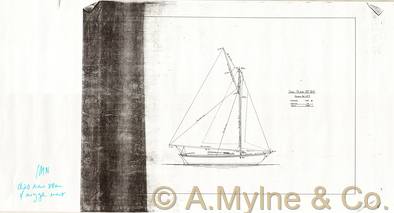 Design 154 — Sail Plan