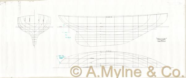 Design 154 — Lines Plan