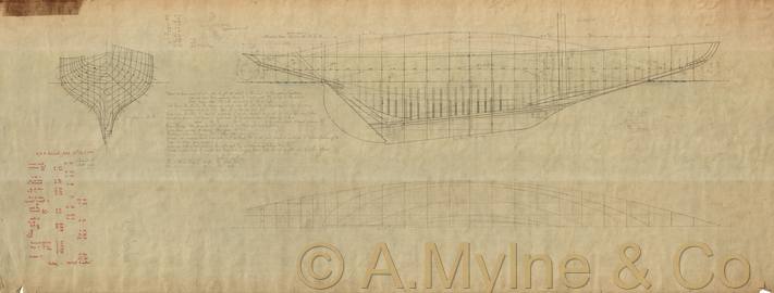 Design 157 — Lines Plan
