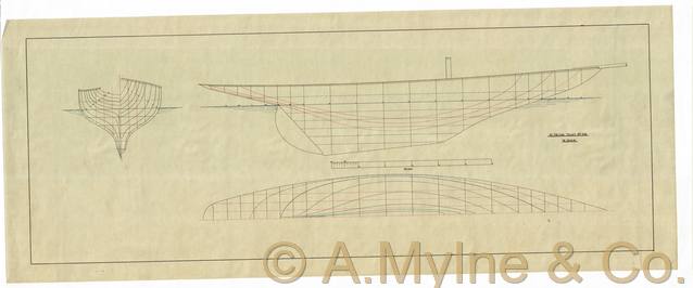 Design 158 — Lines Plan