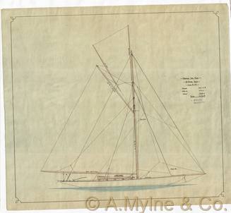 Design 158 — Sail Plan