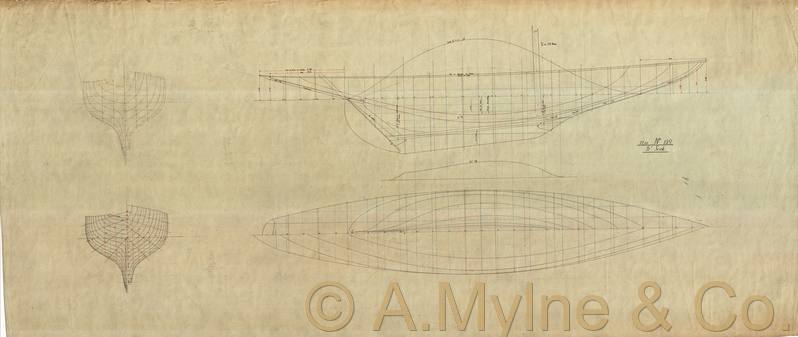 Design 159 — Lines Plan