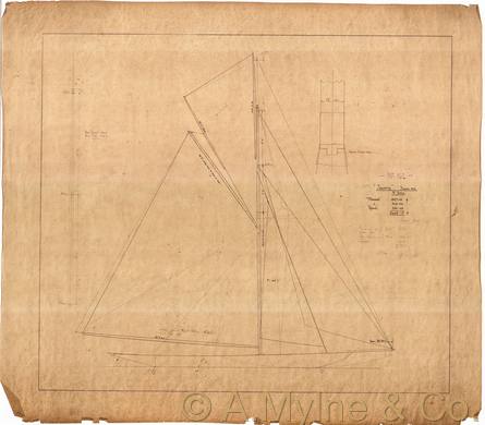 Design 162 — Sail Plan