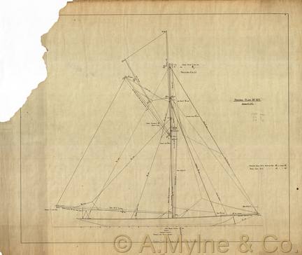 Design 164 — Sail Plan