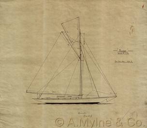 Design 167 — Sail Plan
