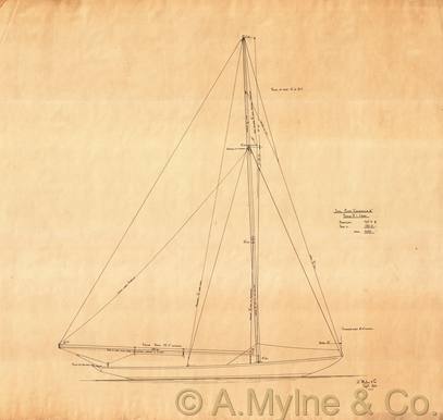 Design 168 — Sail Plan