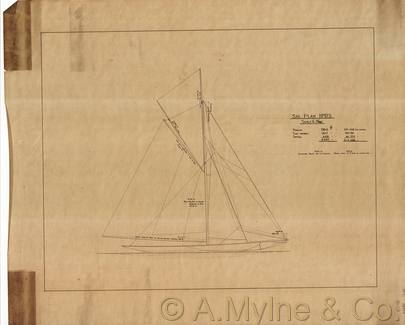Design 173 — Sail Plan