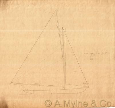 Design 184 — Sail Plan