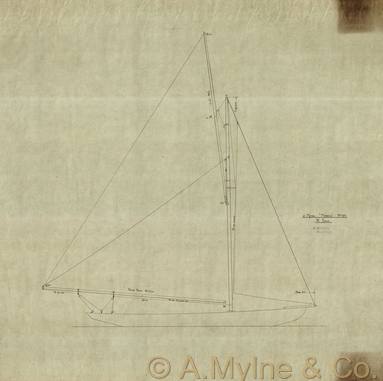 Design 184 — Sail Plan