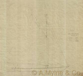 Design 184 — Sail Plan