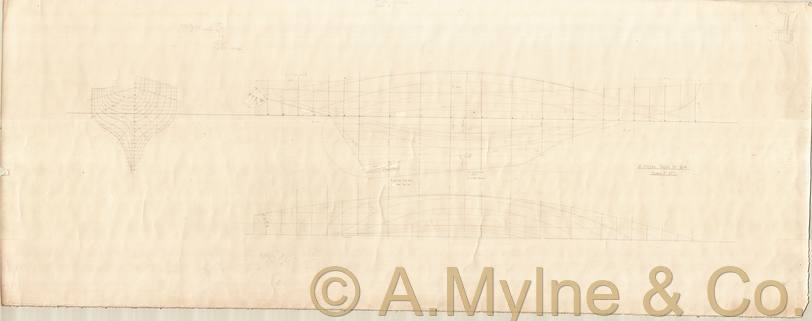 Design 184 — Lines Plan