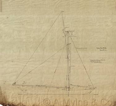 Design 186 — Sail Plan