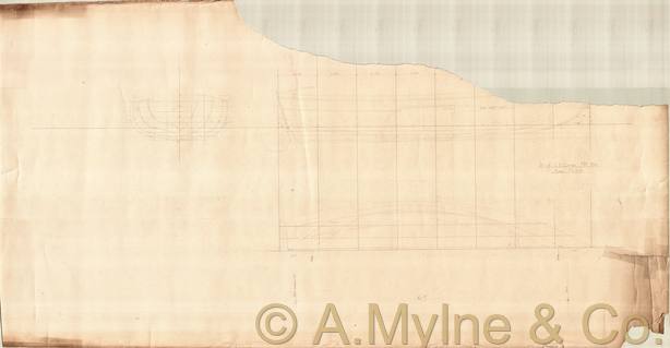 Design 210 — Lines Plan