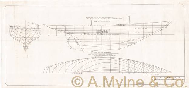 Design 274 — Lines Plan