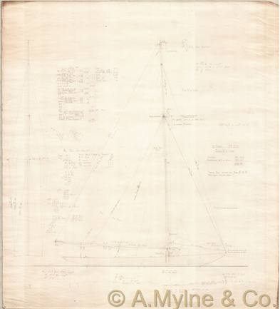 Design 275 — Sail Plan