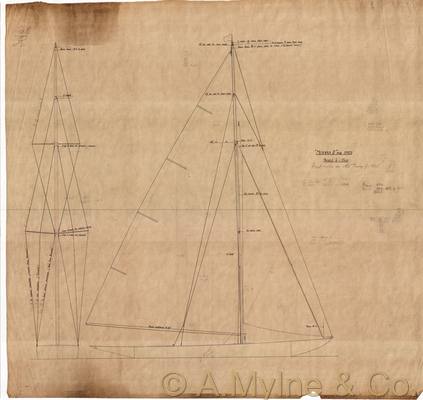 Design 295 — Sail Plan