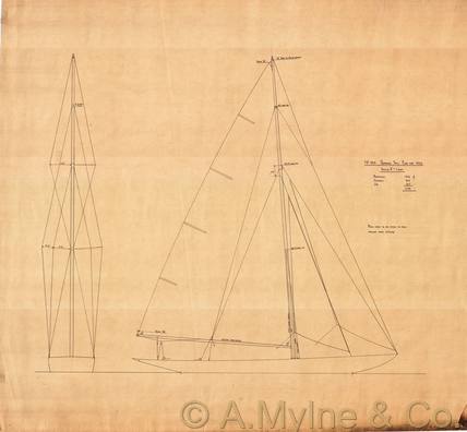 Design 295 — Sail Plan
