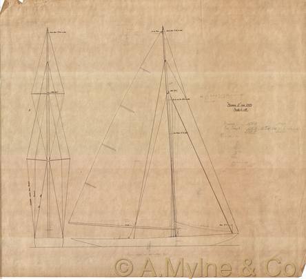 Design 295 — Sail Plan
