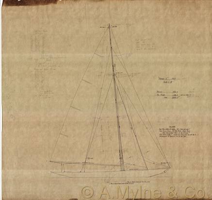 Design 295 — Sail Plan