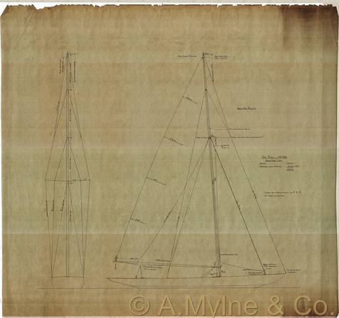 Design 299 — Sail Plan
