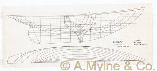 Design 303 — Lines Plan