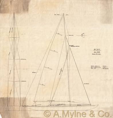 Design 307 — Sail Plan