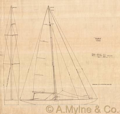 Design 307 — Sail Plan