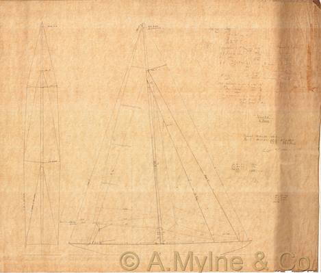 Design 307 — Sail Plan