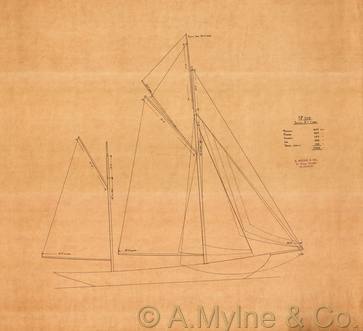 Design 309 — Sail Plan