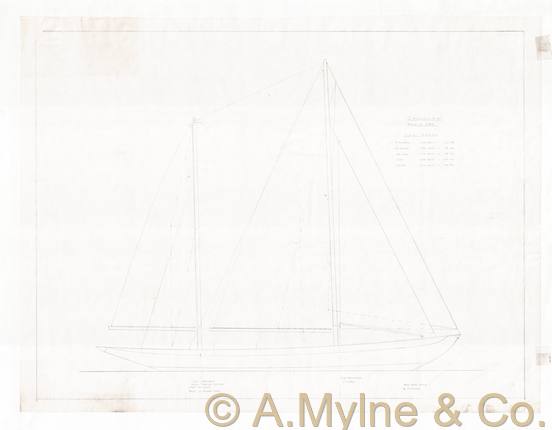Design 314 — Sail Plan