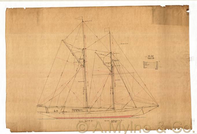 Design 314 — Sail Plan