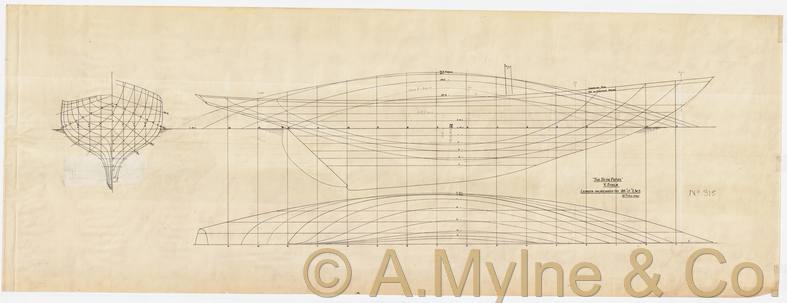 Design 315 — Lines Plan