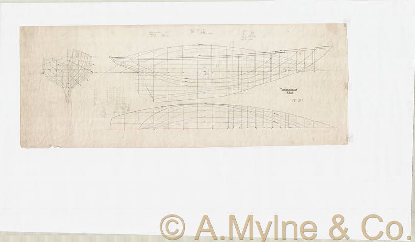 Design 315 — Lines Plan
