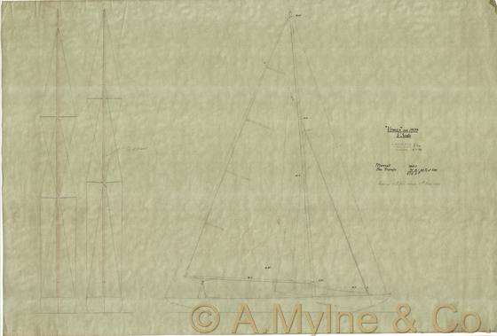 Design 317 — Sail Plan