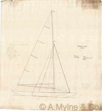 Design 317 — Sail Plan