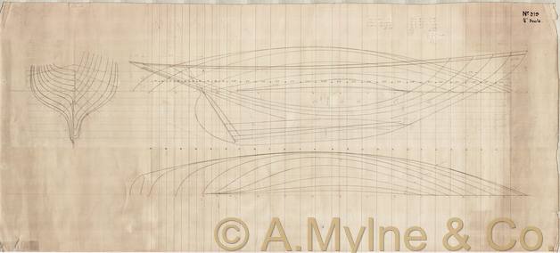 Design 319 — Lines Plan