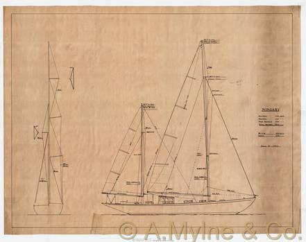 Design 319 — Sail Plan
