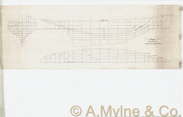 Design 319 — Lines Plan