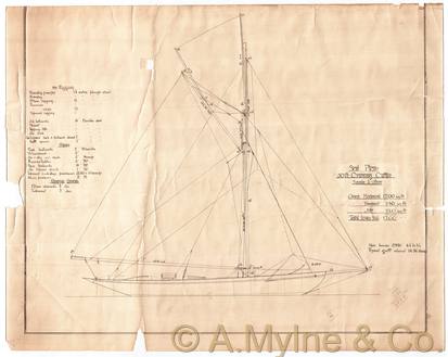 Design 32 — Sail Plan